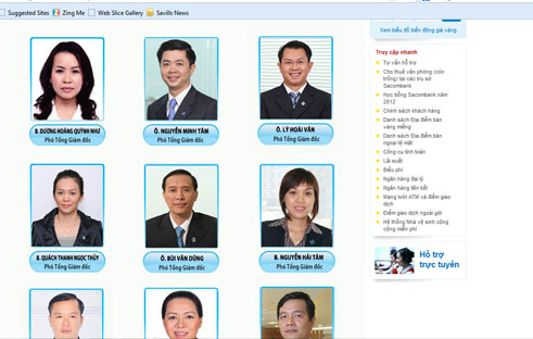 Một trong những thành viên trong Ban điều hành của STB.<br>