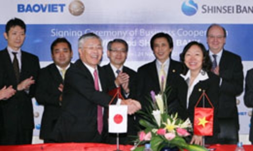 Bảo Việt hợp tác với Ngân hàng Shinsei