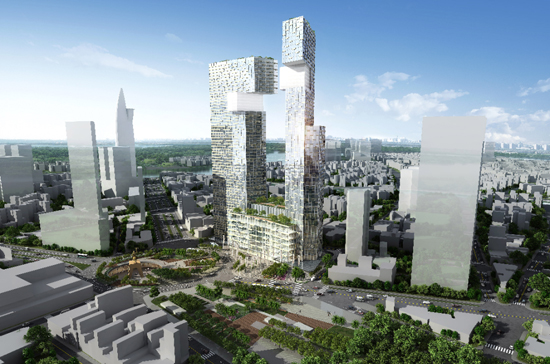 Phối cảnh dự án tòa tháp Bến Thành tại quận 1, Tp.HCM.