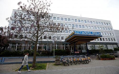 Nhà nghỉ Cityhostel Berlin của đại sứ quán Triều Tiên ở thủ đô Berlin, Đức - Ảnh: Reuters.