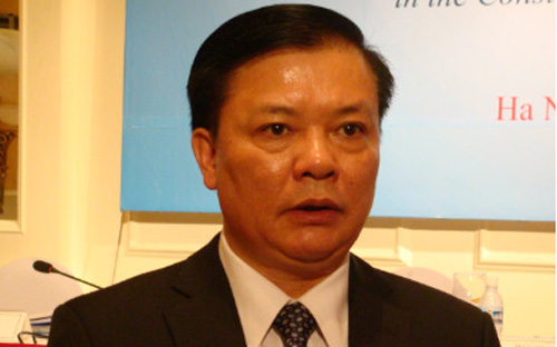 Bộ trưởng Bộ Tài chính Đinh Tiến Dũng<br>