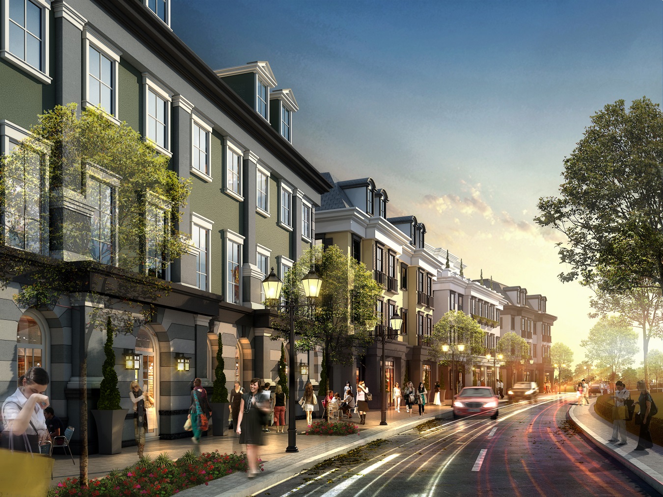 Tiểu khu Boutique Shophouse chỉ có 78 căn biệt thự với 7 loại hình, được xây cao từ 3,5–5 tầng, tổng diện tích xây dựng từ 632-920 m2. Và với khoản đầu tư khoảng 30 tỷ đồng, khách hàng đã có thể hoàn thiện một căn mini hotel Boutique Shophouse, có công suất hoạt động 21 phòng.