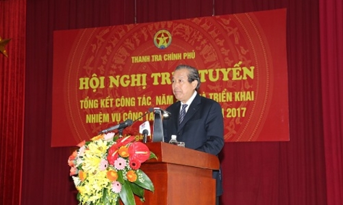 Phó thủ tướng: Tập trung thanh tra đất đai, ngân hàng trong 2017