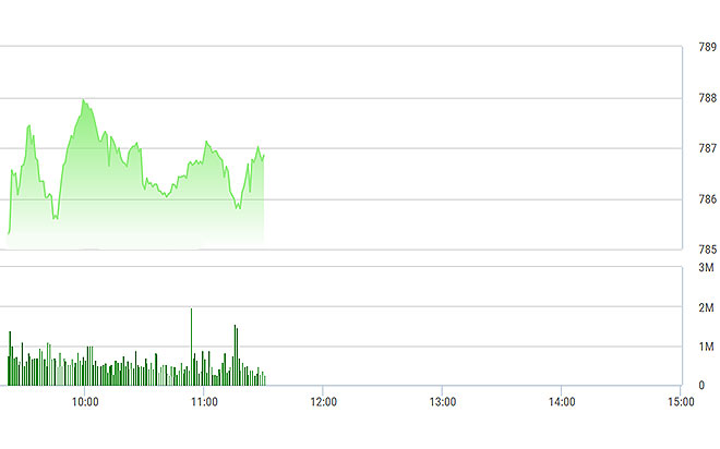 VN-Index dao động khá nhiều vì các trụ thay nhau đỡ nhưng không có sự đồng nhất.