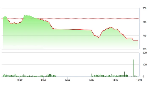 Chứng khoán chiều 30/5: 305 mã giảm/172 mã tăng