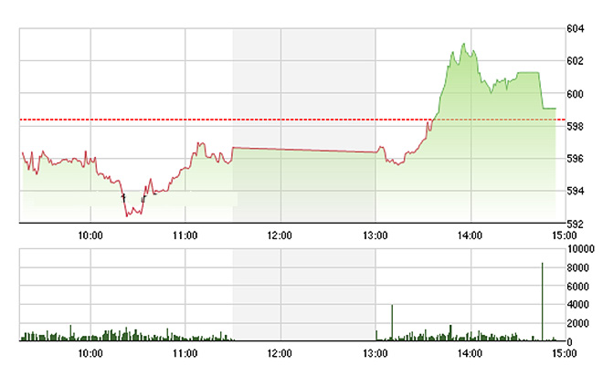 <div>Đợt xả cuối cùng ở nhiều mã trụ đã lại đẩy VN-Index xuống dưới mức 600 điểm - Ảnh: TVSI. </div>