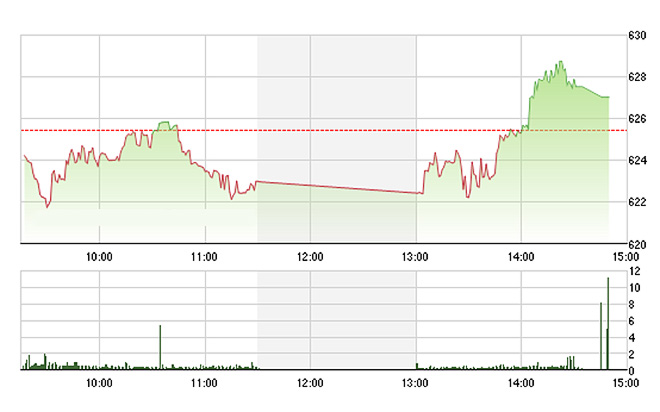 VN-Index hầu như chỉ được Gas đẩy lên dữ dội hôm nay. Ảnh: TVSI