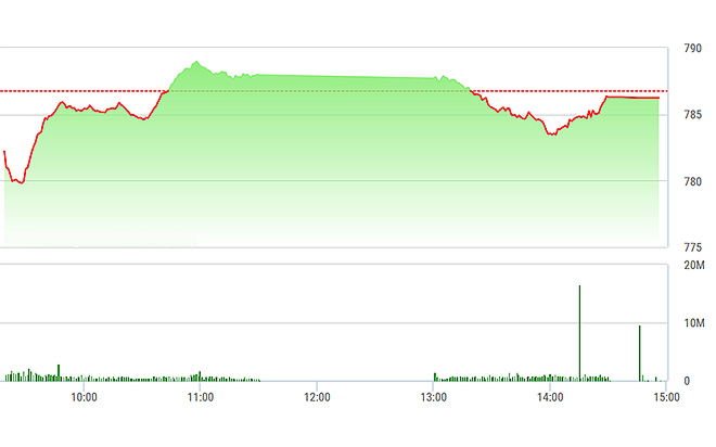 VN-Index chịu sức ép lớn hơn trong chiều nay.
