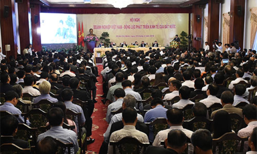 Tại cuộc gặp doanh nghiệp một năm trước, vấn đề vốn cho doanh nghiệp đã được đề cập.