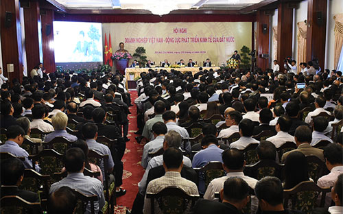 Tại cuộc gặp doanh nghiệp một năm trước, vấn đề vốn cho doanh nghiệp đã được đề cập.