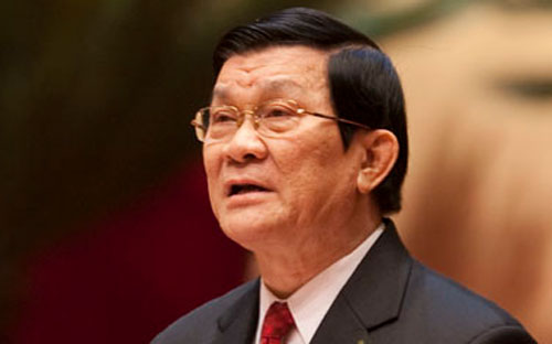 Chủ tịch nước Trương Tấn Sang.