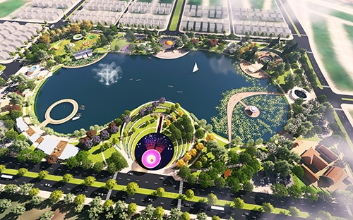 Công viên Thiên văn học tại Khu đô thị Dương Nội được Tập đoàn Nam Cường xây dựng trong hai giai đoạn.