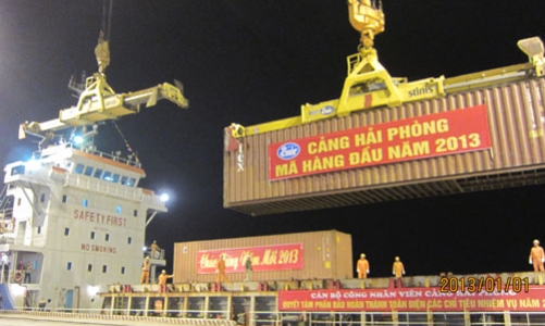 Năm 2013, Cảng Hải Phòng đặt mục tiêu lãi từ 80 tỷ đồng