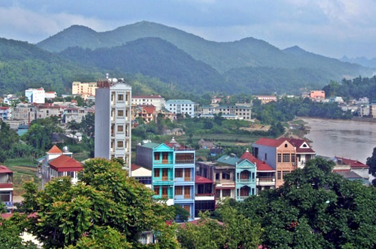 Một góc thành phố Cao Bằng.