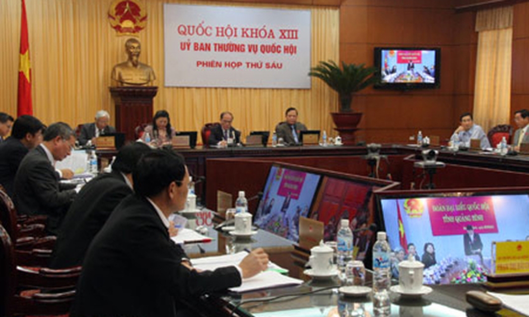 Một phiên chất vấn tại phiên họp của Ủy ban Thường vụ Quốc hội.