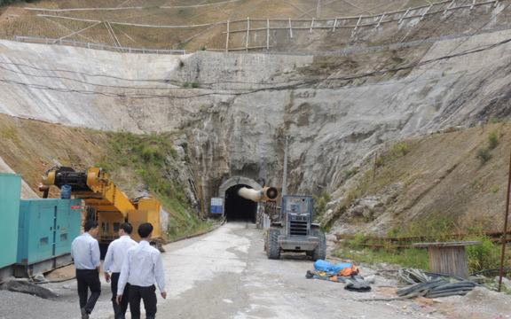 Một góc thuỷ điện Thượng Kon Tum.