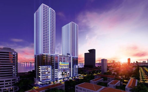 Phối cảnh dự án GoldCoast Nha Trang.<br>