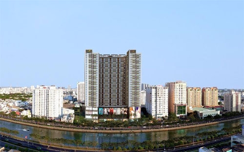 Các căn hộ tại Gold River View sẽ có tầm nhìn trực diện ra sống Bến Nghé và hướng quận 1 và các quận trung tâm.