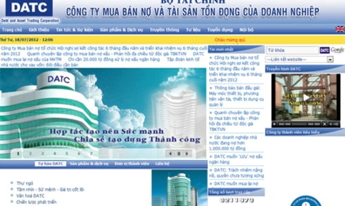 “Trốn” mua nợ, DATC mang tiền đi gửi