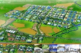 Phối cảnh tổng thể khu công nghiệp Quế Võ III của công ty.