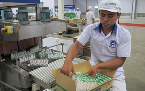 Sữa là một trong những mặt hàng được miễn thuế 0% giữa hai nước.<br>