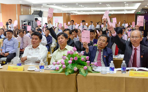 Đại hội đồng cổ đông Tập đoàn Hoa Sen ngày 6/9/2016.<br>