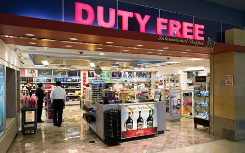 Một cửa hàng miễn thuế.<br>