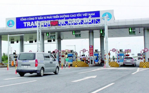 Một trạm thu phí BOT.<br>