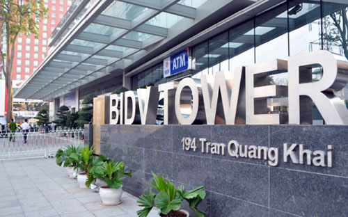 Trụ sở của BIDV tại Hà Nội.<br>