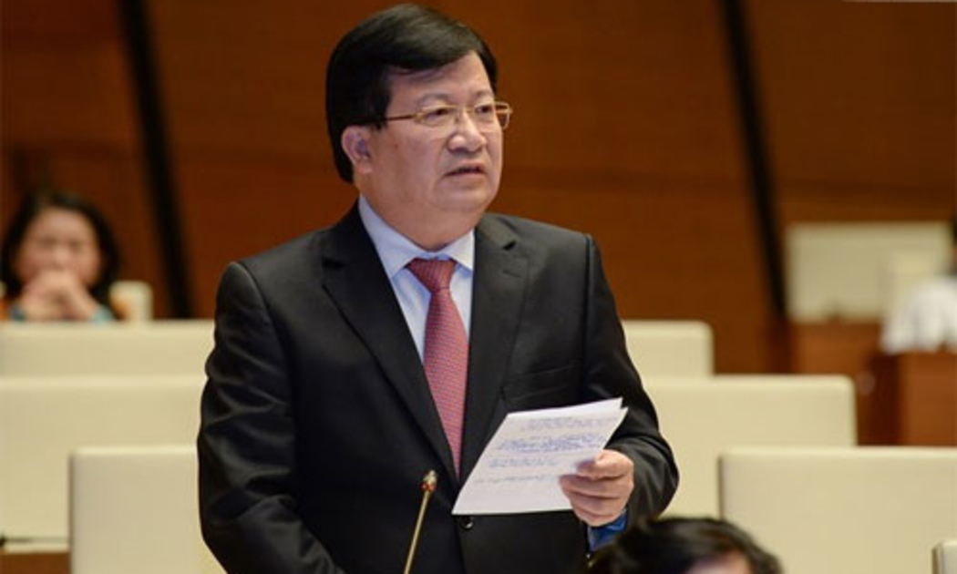 Bộ trưởng Bộ Xây dựng Trịnh Đình Dũng.