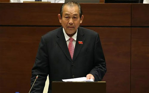 Phó thủ tướng Trương Hoà Bình.