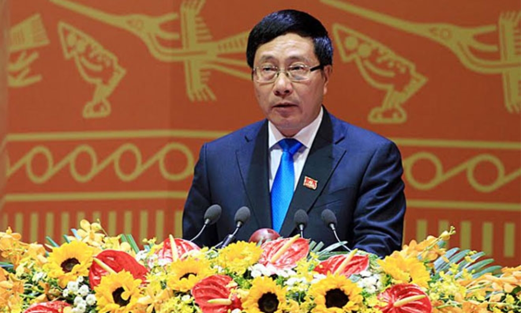 Phó thủ tướng Phạm Bình Minh.