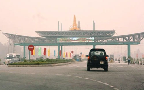 Trạm thu phí Mỹ Lộc (Nam Định).<br>