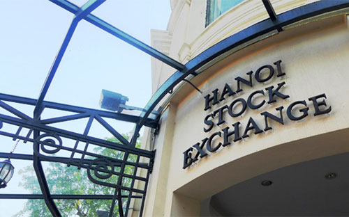 Trụ sở Sở Giao dịch Chứng khoán Hà Nội.<br>