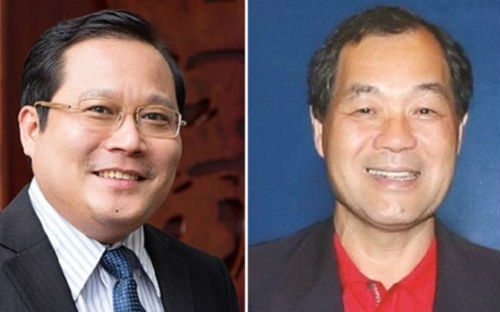 Ông Phan Huy Khang và ông Trầm Bê.