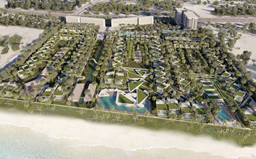 Toàn cảnh dự án Vogue Resort.