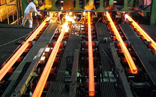 Một nhà máy luyện phôi thép - Ảnh minh họa.<br>