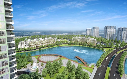 Phối cảnh dự án Aqua Bay sky residences.