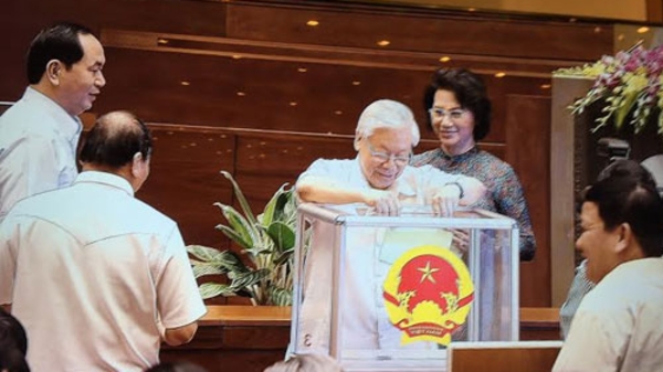 Quốc hội đã bỏ phiếu bầu Chủ tịch Quốc hội khoá 14