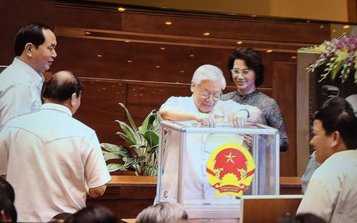 Chủ tịch Quốc hội khoá 13 Nguyễn Thị Kim Ngân là nhân sự duy nhất để bầu Chủ tịch Quốc hội khoá 14.