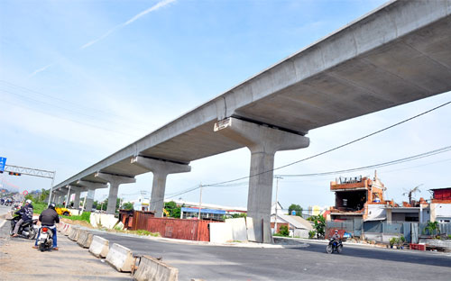 Tuyến Metro Bến Thành - Suối Tiên nguy cơ chậm tiến độ.