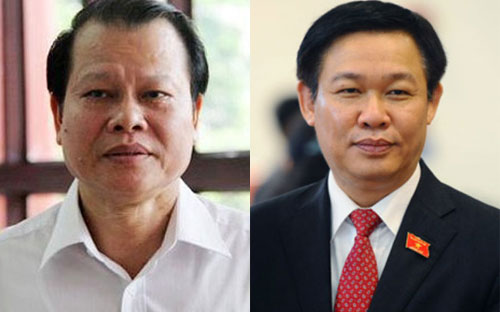 Ông Vũ Văn Ninh và ông Vương Đình Huệ. 