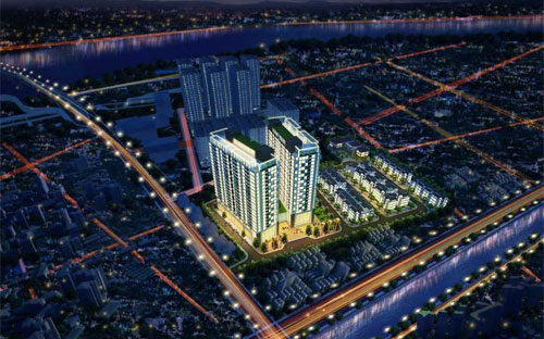 <div>Phối cảnh dự án Green Pearl.</div>