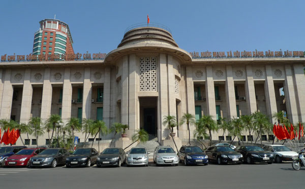Trụ sở Ngân hàng Nhà nước.<br>