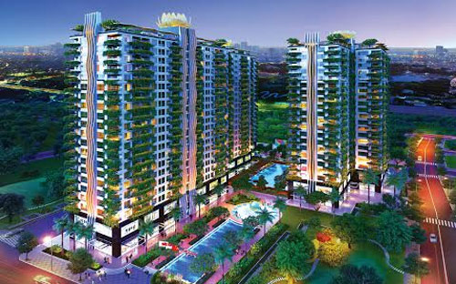 Phối cảnh dự án Diamond Lotus Lake View.