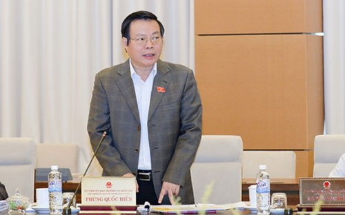 Chủ nhiệm Ủy ban Tài chính - Ngân sách Phùng Quốc Hiển cho biết, đa số ý kiến trong Ủy ban cơ bản nhất trí 
với phương án sửa đổi thuế suất thuế tiêu thụ đặc biệt đối với ô
 tô dưới 24 chỗ ngồi.