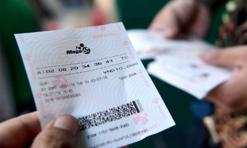 Vietlott thu về 734 tỷ đồng từ bán vé số trong 4 tháng