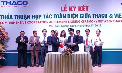 Vietcombank cam kết tài trợ 4.500 tỷ đồng cho Thaco