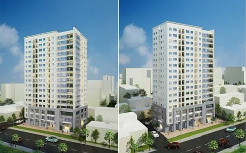 Dream Center Home là tổ hợp tòa nhà cao 17 tầng nổi, trong đó có 3 tầng đế thương mại, dịch vụ và 14 tầng căn hộ. 