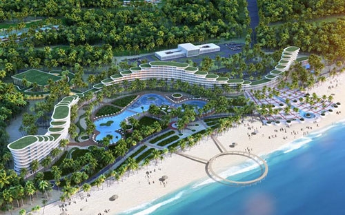 Khách sạn dài nhất và có thiết kế kiến trúc độc đáo nhất Việt Nam – FLC Luxury Hotel Quy Nhơn.